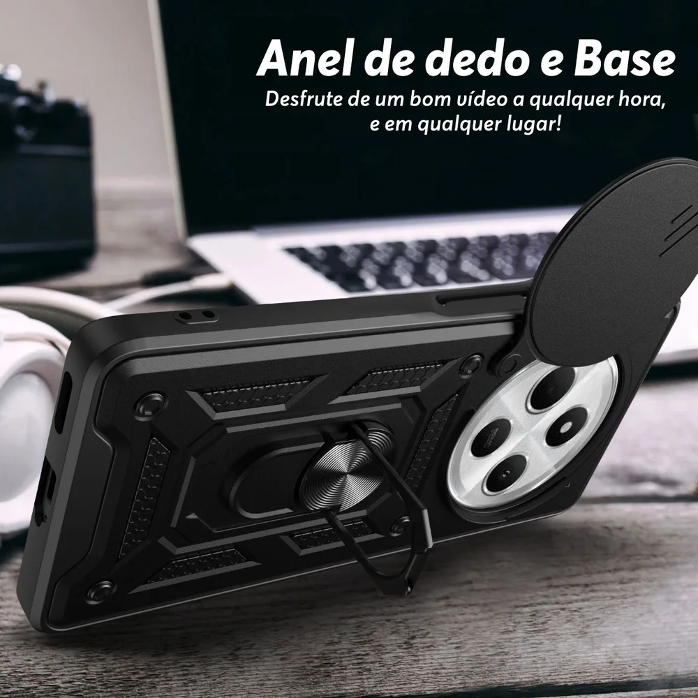 Imagem 2 de 5 do produto Capa Militar P/ Poco C75 - Capinha Case Protetora Anti Impacto Queda Armadura Resistente