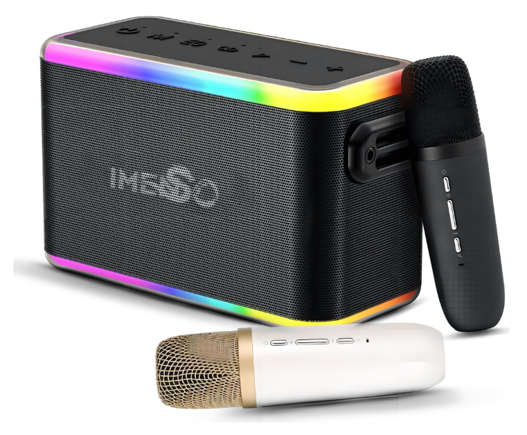 Caixa De Som Bluetooth Imenso X31 80w Ipx4 Com 2 Microfones