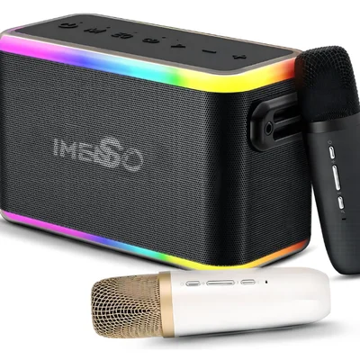Caixa De Som Bluetooth Imenso X31 80w Ipx4 Com 2 Microfones