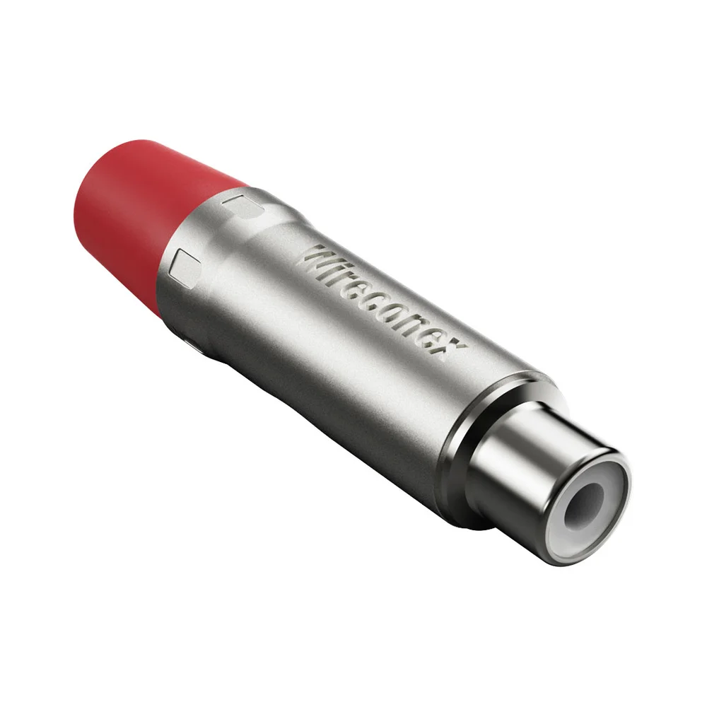 Imagem 3 de 5 do produto Plug Rca Fêmea Nickel Plt Wc 1222 Fl Rd Ni Wireconex 10 Unidades