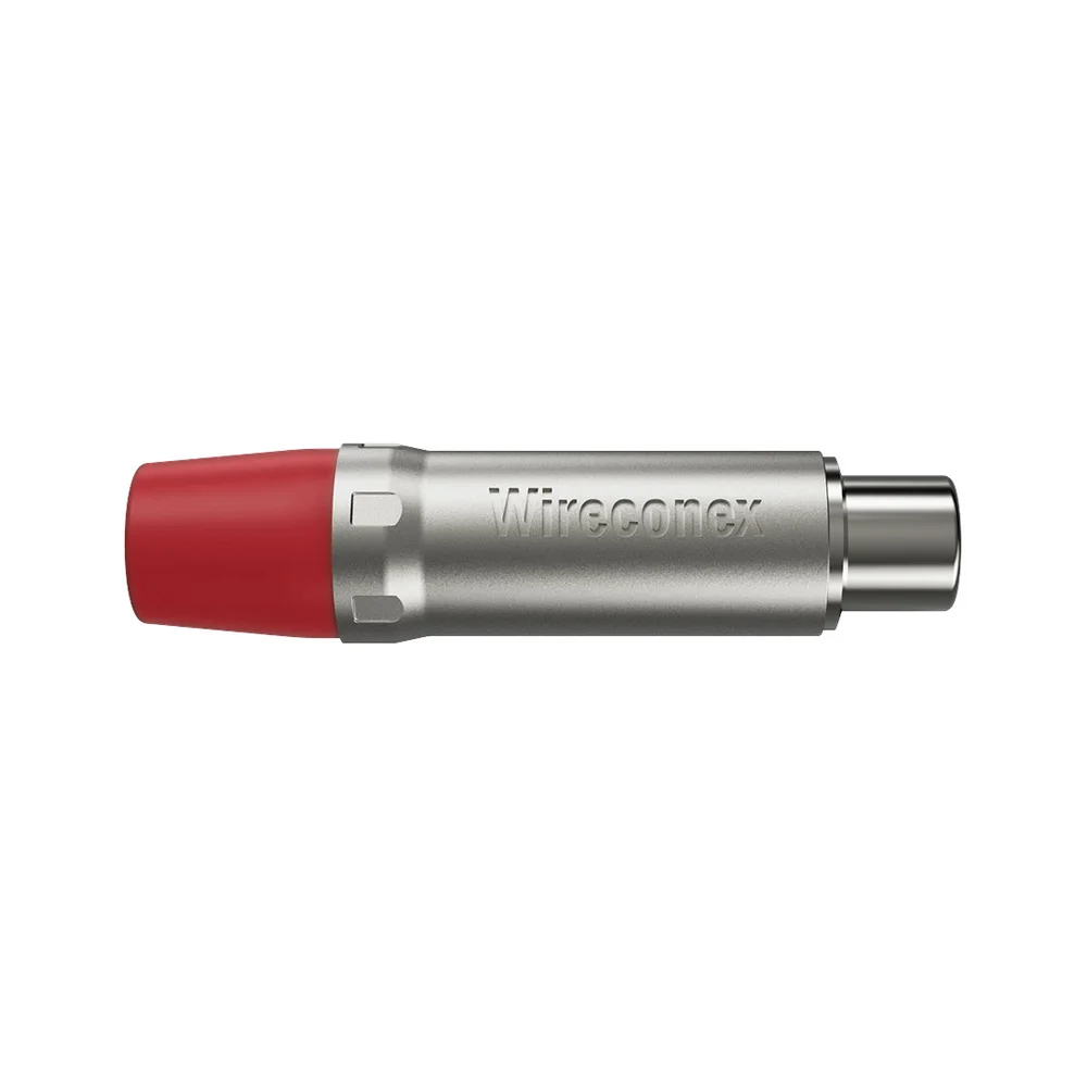 Imagem 4 de 5 do produto Plug Rca Fêmea Nickel Plt Wc 1222 Fl Rd Ni Wireconex 10 Unidades