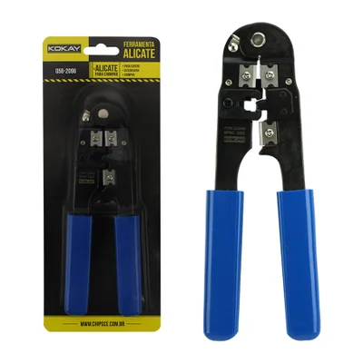 Alicate Crimpar Conector De Telefonia Rj11 Rj12 Profissional