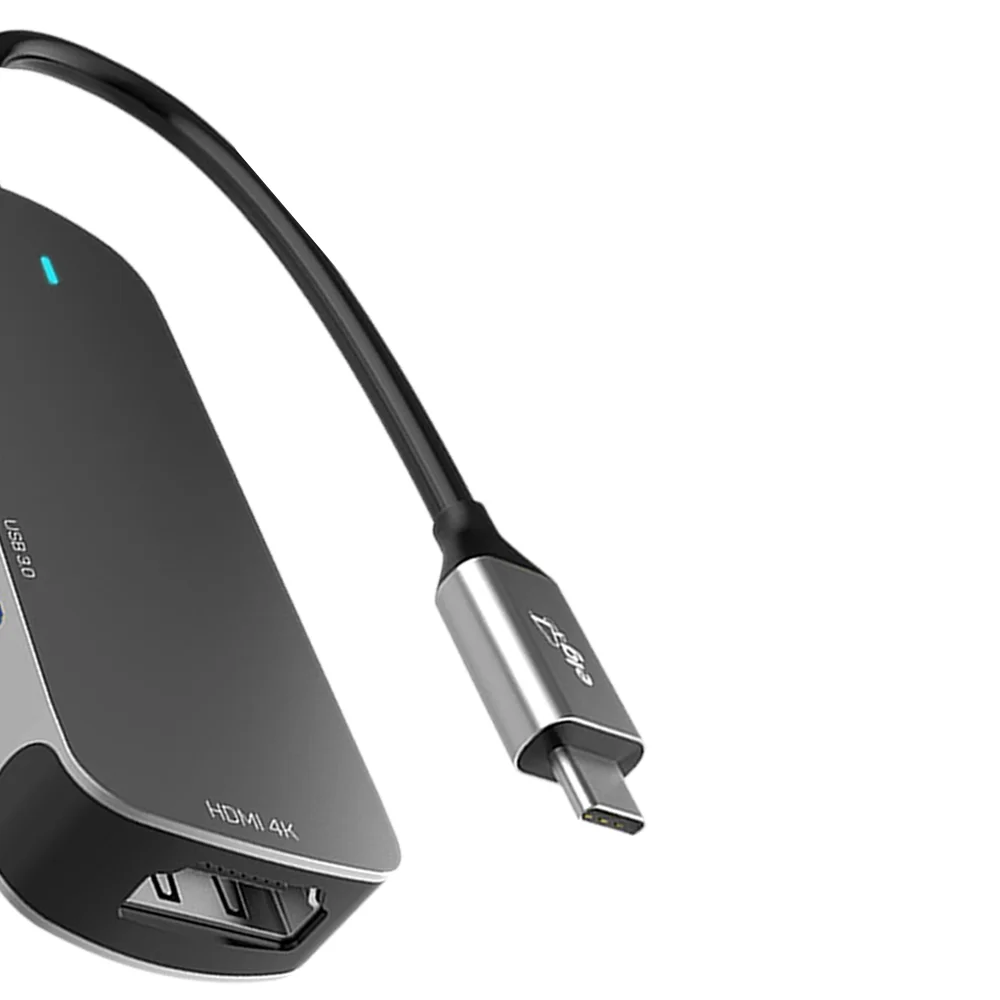 Imagem 3 de 5 do produto Adaptador Hub Usb-c 3.0, Expansão Com 4 Portas (inclui HDMI 4k), Transferência 5gbps, Hub41hd, Elg