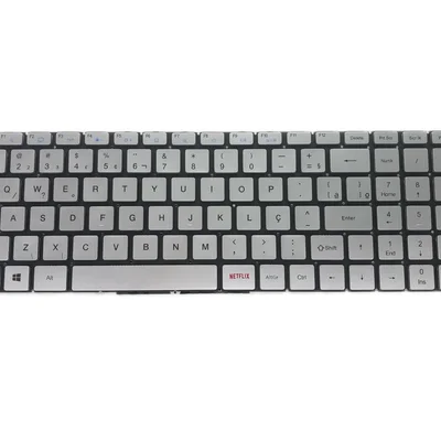 Teclado P/ Notebook Ultra Ub520 Ub521 Ub522 Ub523 Prata Br