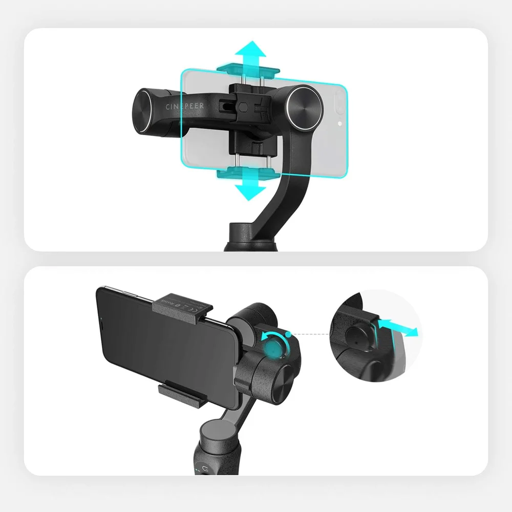 Zhiyun Cinepeer C11 Estabilizador De Celular De 3 Eixos Cardan. Zhiyun Cinepeer C11 Estabilizador De Celular De 3 Eixos Cardan.