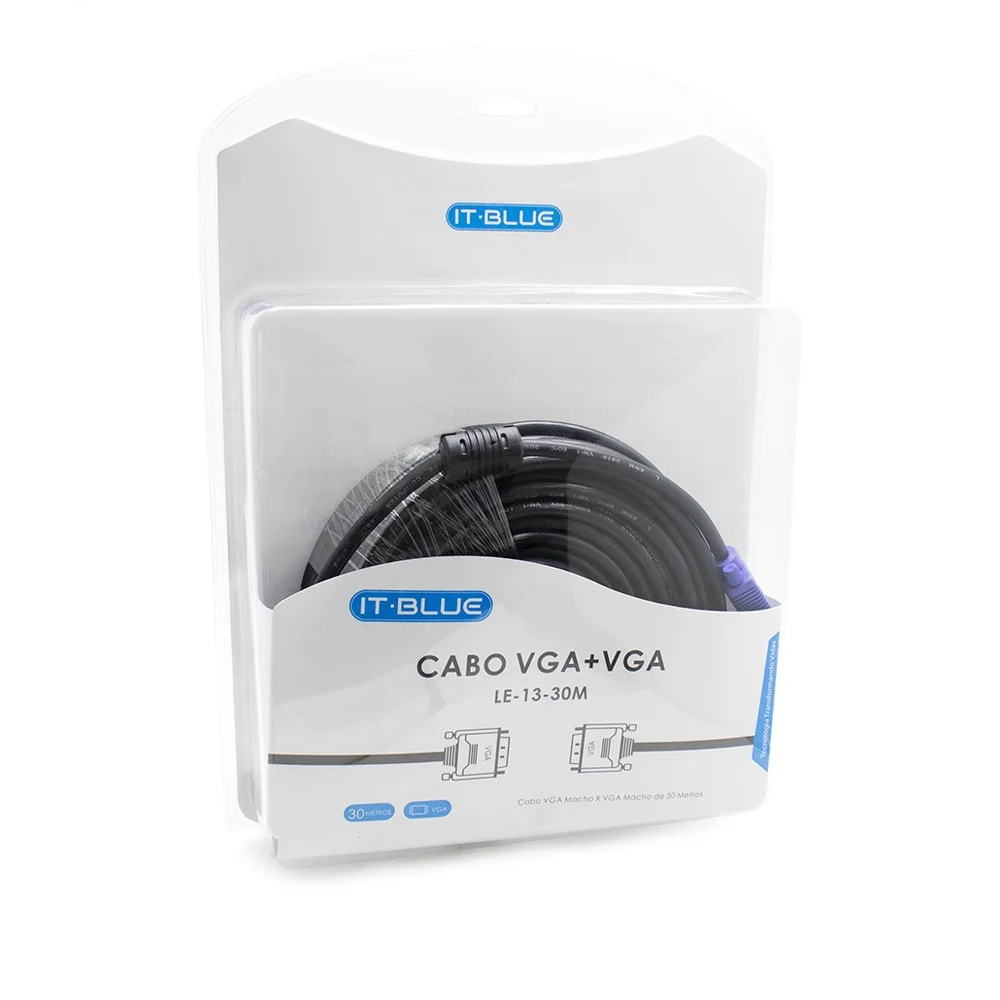 Imagem 3 de 3 do produto Cabo Vga Tomate Mvg-1020 Com Filtro 20 Metros