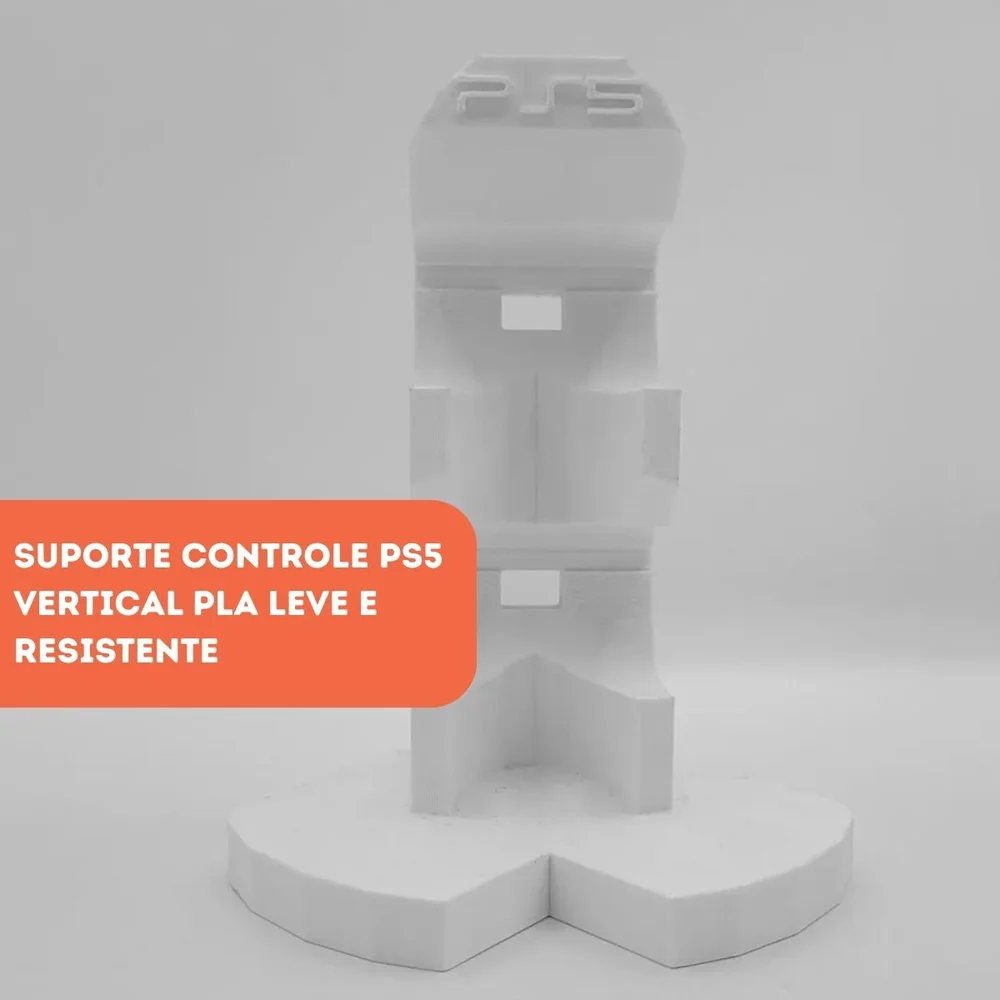 Suporte De Controle Ps5 Vertical - Laranja