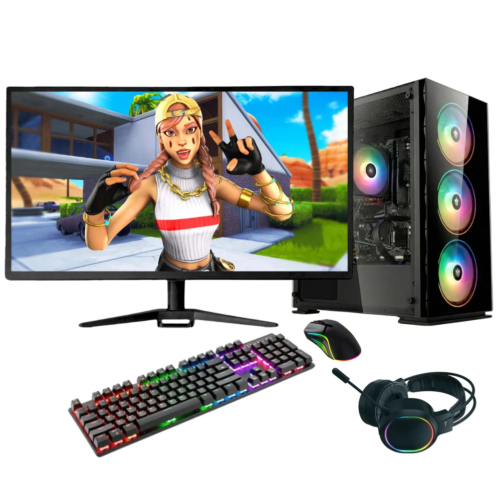 PC Gamer Completo Bluepc Fire - Amd Ryzen 7 5700g, 16gb Ddr4, Radeon Vega, SSD 512gb, Fonte 500w, Monitor 23" Full Hd 75hz - Pg2e-1056fi