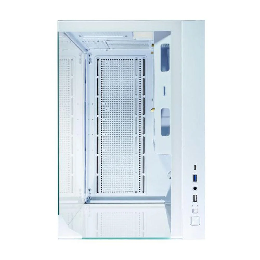 Imagem 4 de 5 do produto Gabinete Gamer K-mex Aquario Cg-w1fd Mega Shark Branco Atx Sem Fan