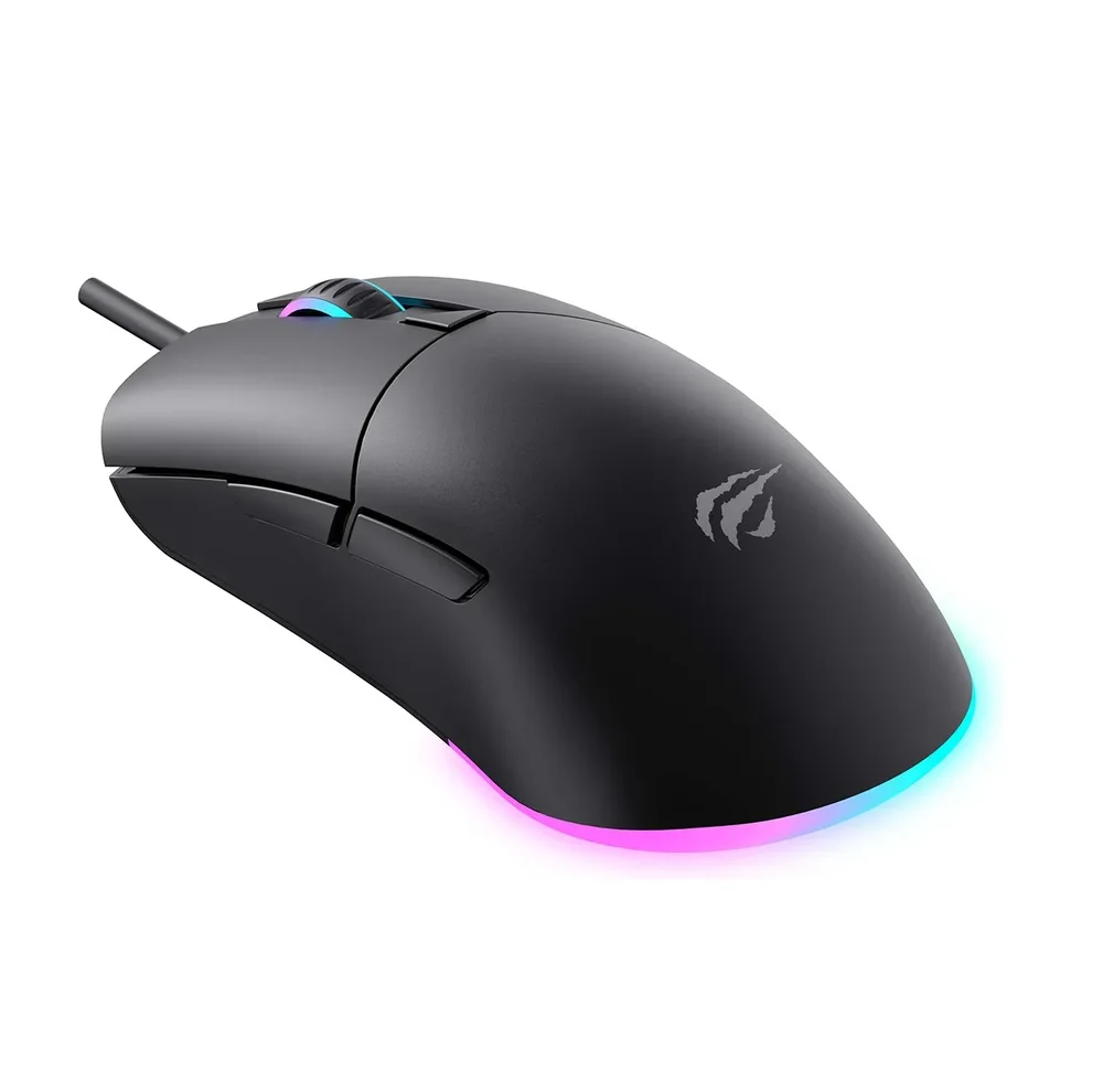 Imagem 5 de 5 do produto Mouse Gamer Havit Ms1038 - 8000dpi - Iluminação RGB - Conexão Usb - Hvms-ms1038-bk
