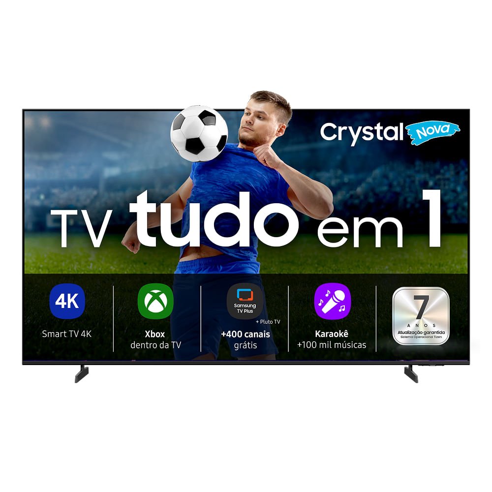 Samsung Smart Tv 70” Crystal Uhd 4k U8500f 2025, XBOX Cloud Gaming, Canais Gratuitos, 7 Anos De Atualização, Ai Energy Mode, Alexa Integrada 70”