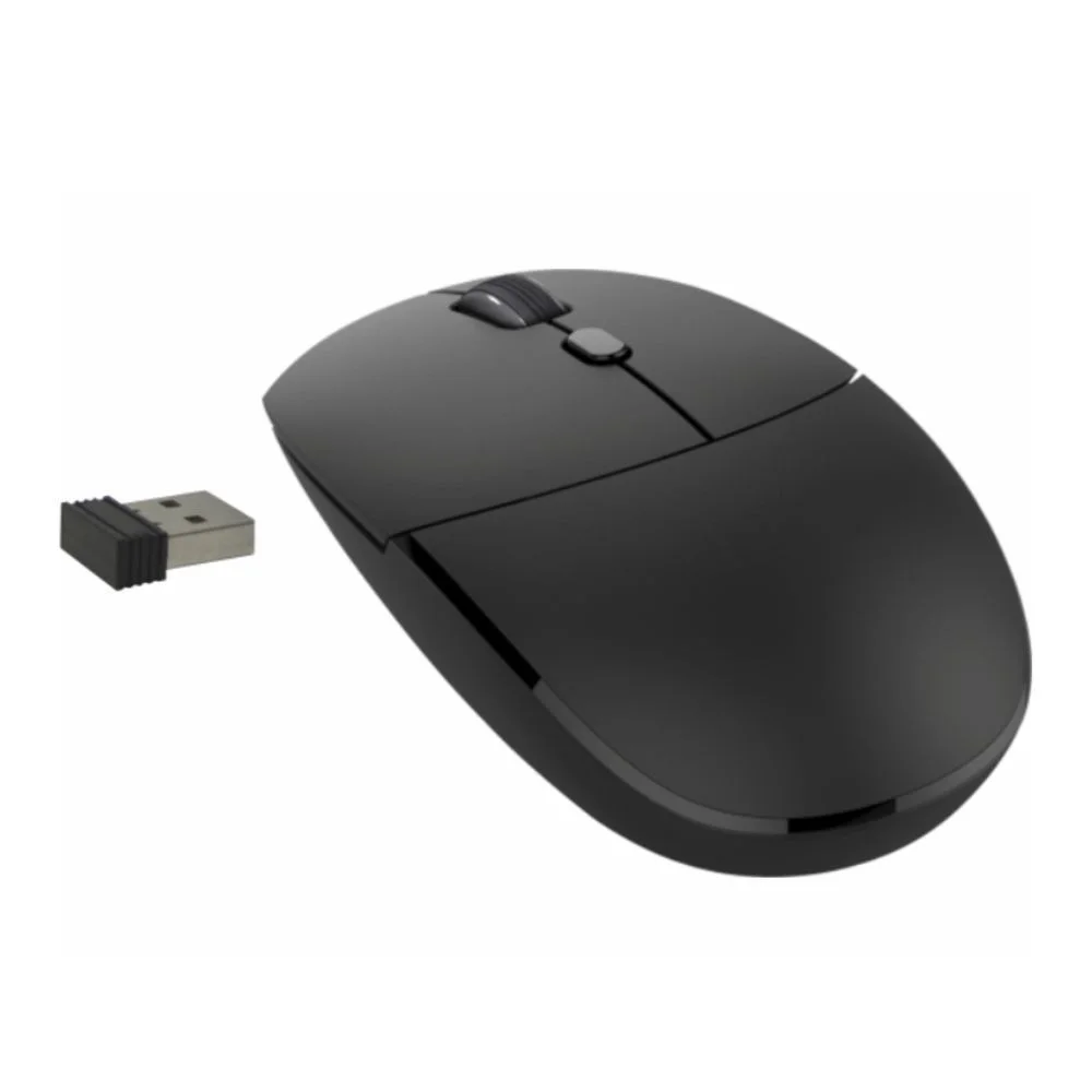 Imagem 2 de 5 do produto Mouse Sem Fio K-mex Ma-a7f4 - 2.4ghz - 1600dpi - Ergonônomico - Preto - Maa7fws001cb0x