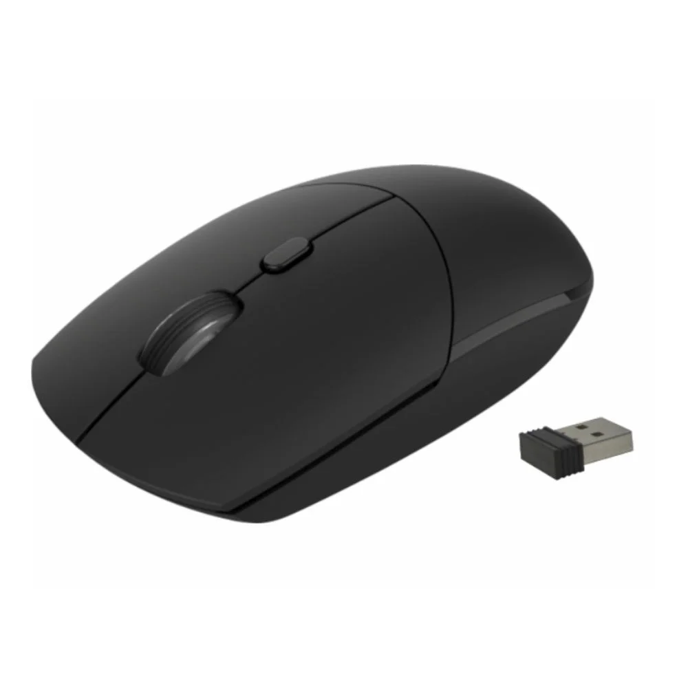 Imagem 3 de 5 do produto Mouse Sem Fio K-mex Ma-a7f4 - 2.4ghz - 1600dpi - Ergonônomico - Preto - Maa7fws001cb0x