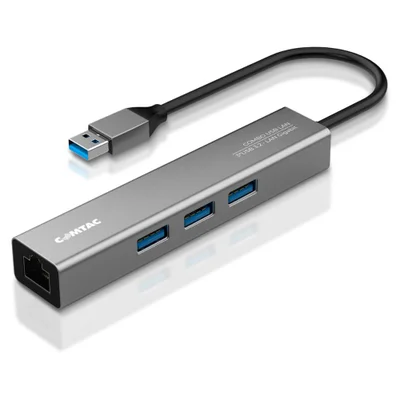 Hub Usb 3.2 - 3 Portas - 1 Porta Rj45 - Comtac 24129466