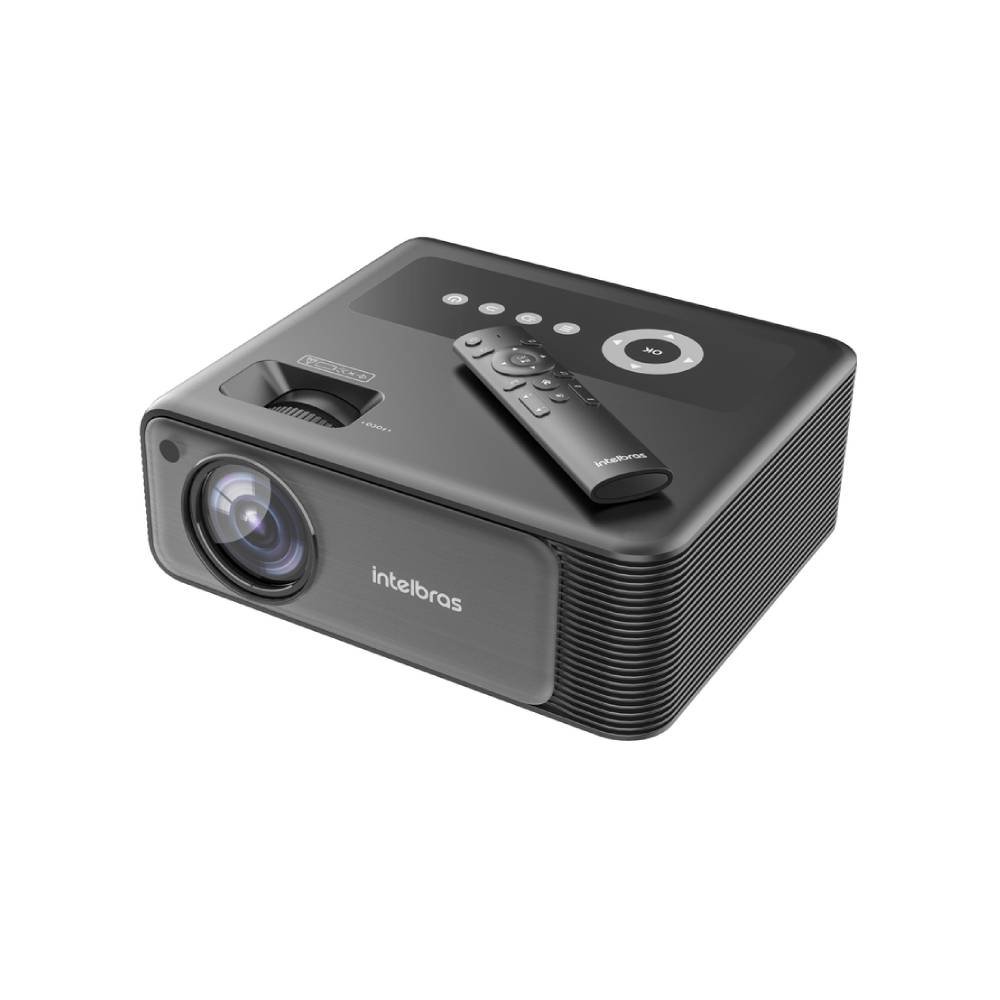 Projetor Intelbras Pfl6520 7400 Lumens 200" Full Hd HDMI Bluetooth - Preto