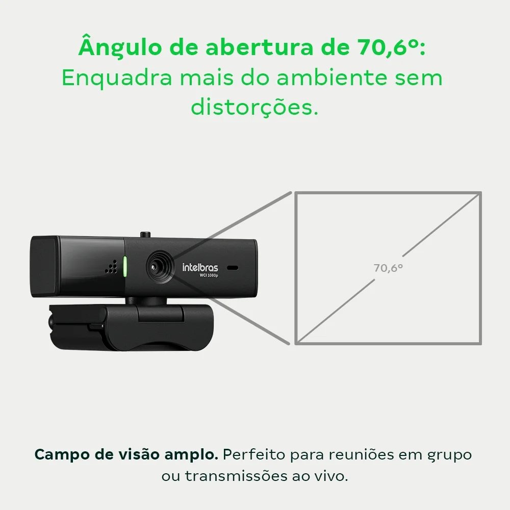 Imagem 2 de 5 do produto Webcam Intelbras Full Hd 60 Fps Wci1080p - 4290060