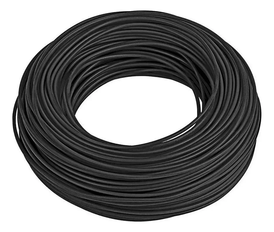 Imagem 2 de 3 do produto Cabo De Rede Cat6 Cobre Utp 4 Pares Preto 50 Metros Giga