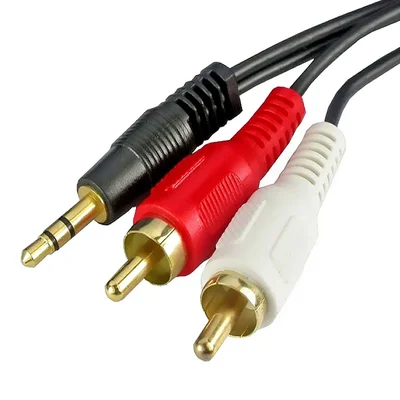 Cabo De Áudio P2 Macho X 2 Rca De 1,50 Metros