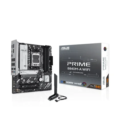 Placa Mãe Asus Prime B840m-a Wifi, Amd Am5, Matx, Wf/blt, Ddr5 - Prime B840m-a Wifi