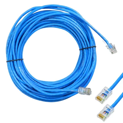 Cabo De Rede Gigabit 100/1000 Internet Pronto Para Uso 20m