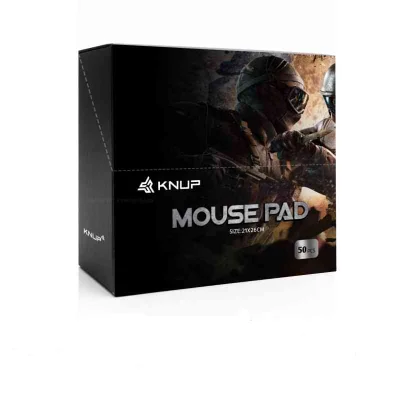 Kit Mouse Pad Estampado Emborrachado 26x21cm Estampas Sortidas Com 50 Peças