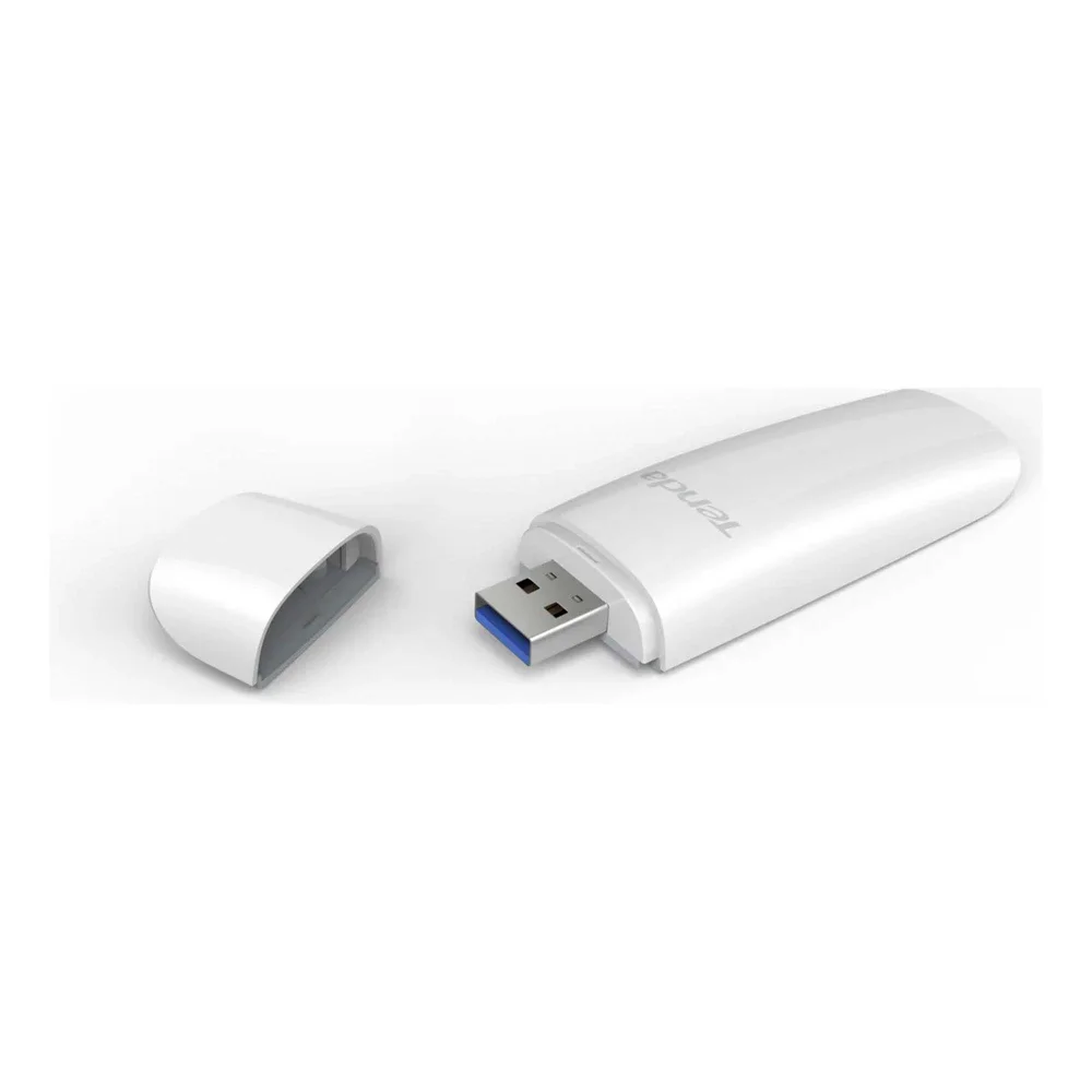 Imagem 2 de 5 do produto Adaptador Rede Tenda U18 Wireless Usb 3.0 Dual Band 2.4ghz E 5ghz