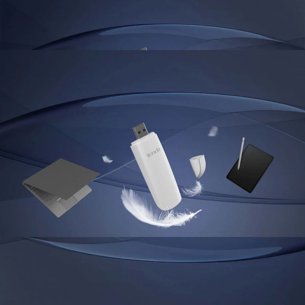 Imagem 4 de 5 do produto Adaptador Rede Tenda U18 Wireless Usb 3.0 Dual Band 2.4ghz E 5ghz