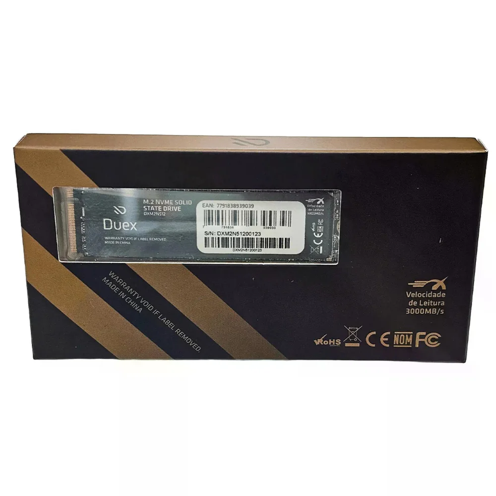Imagem 2 de 4 do produto SSD 512gb Duex Squad M.2 2280 Nvme PCie Dxm2n512