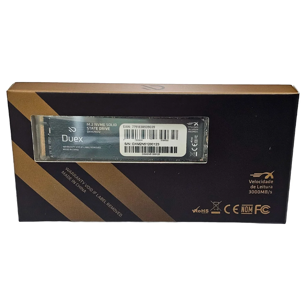 Imagem 3 de 4 do produto SSD 512gb Duex Squad M.2 2280 Nvme PCie Dxm2n512