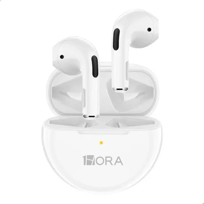 Fone De Ouvido Sem Fio Bluetooth Tws A8s Com Display 1hora Cor:branco