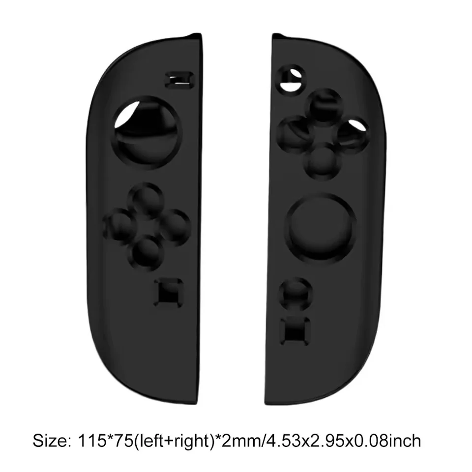 Imagem 2 de 5 do produto Capa Preta Case Joycon 2 Antiaderente Nintendo Switch 2 Silicone Proteçao