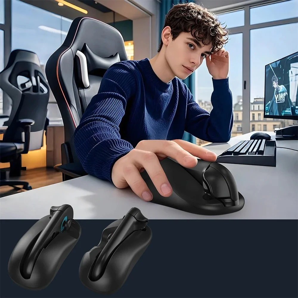 Adaptador Joycon 2 Mouse Preto Esquerdo Direito Controle Nintendo Switch 2 Ns2