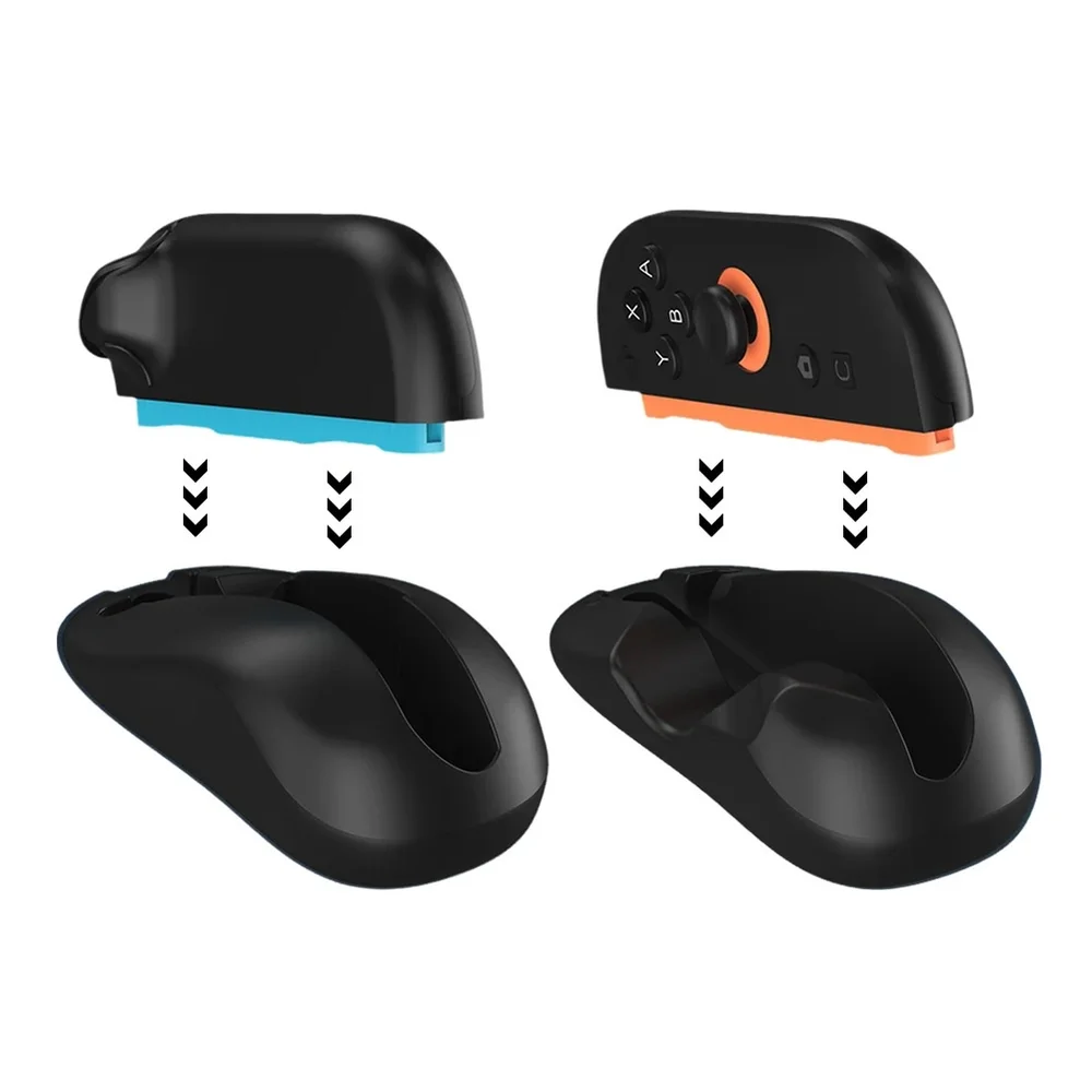 Adaptador Joycon 2 Mouse Preto Esquerdo Direito Controle Nintendo Switch 2 Ns2