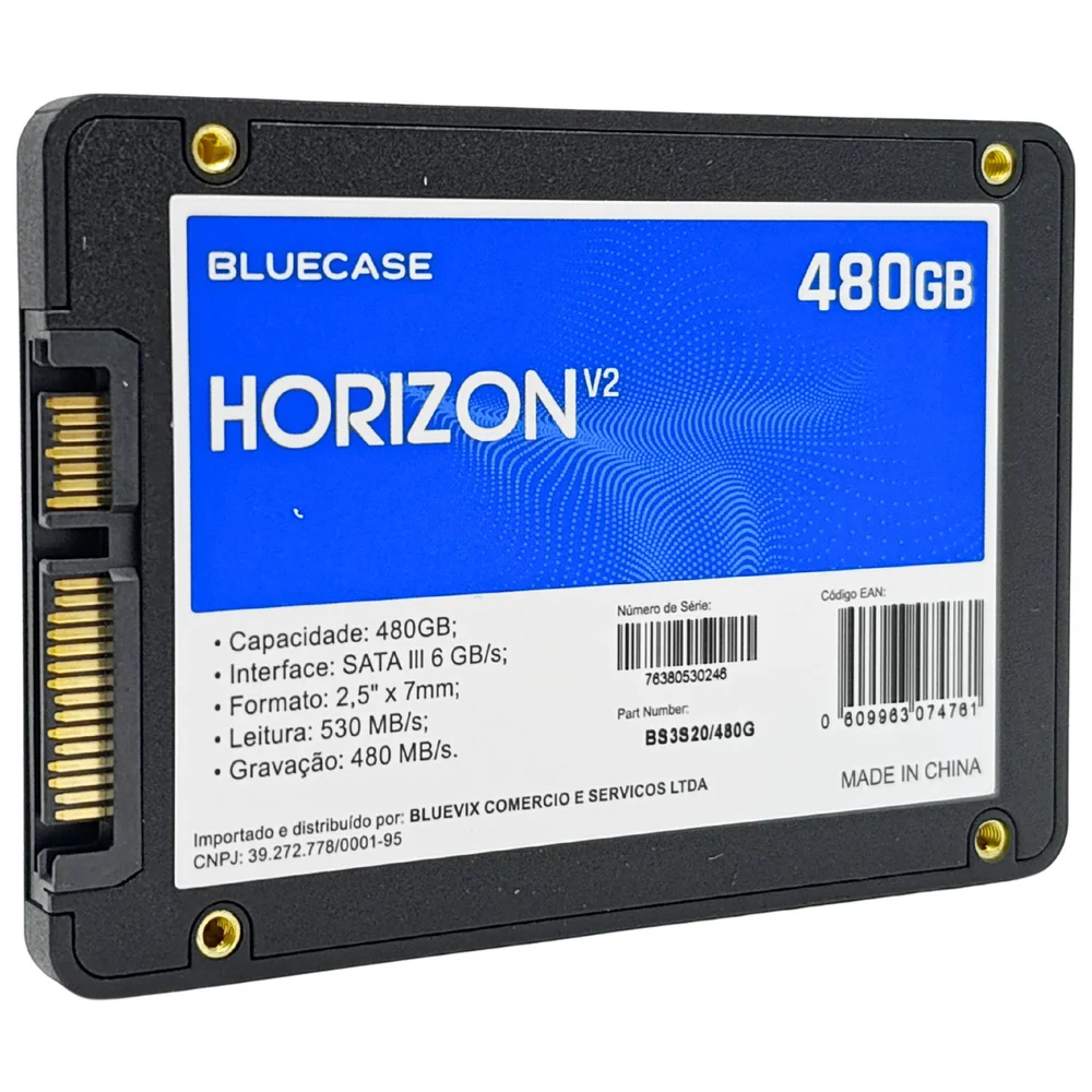 SSD 25 Horizon V2 SATA 6 480gb Bluecase