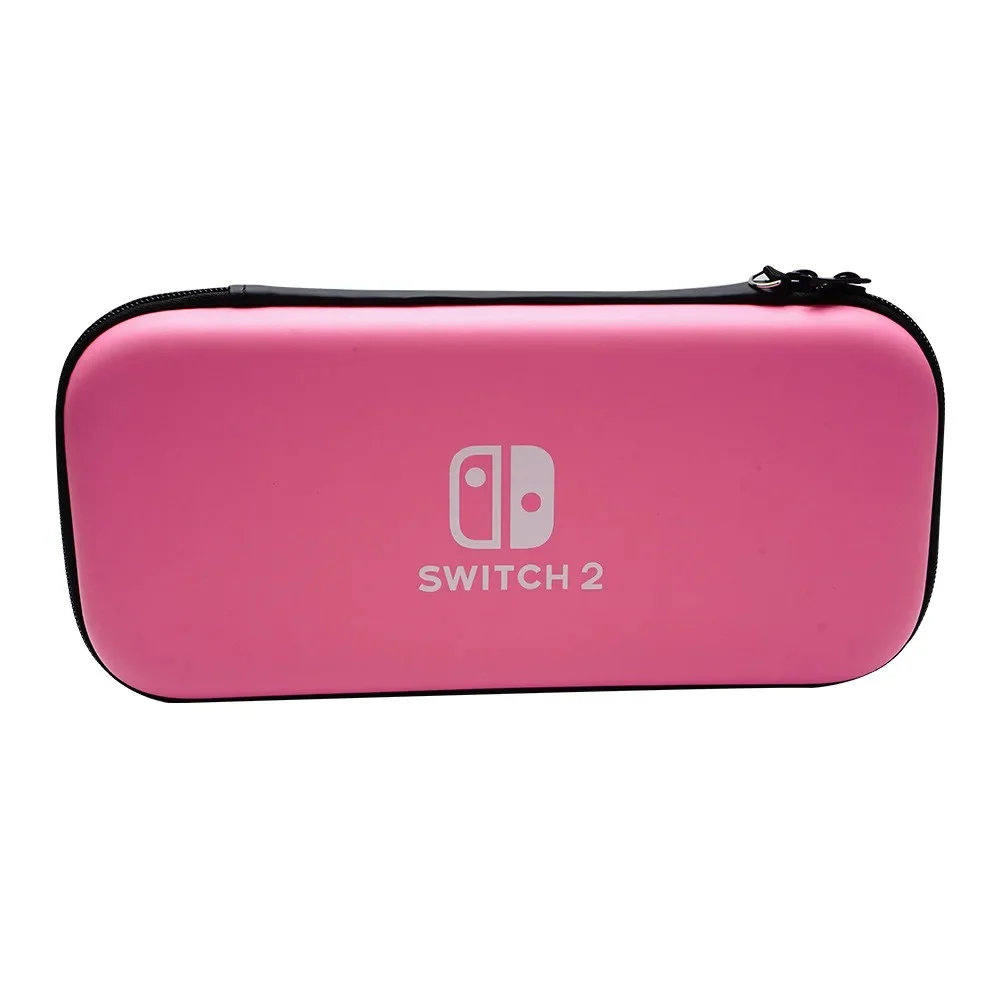 Bolsa Rosa Nintendo Switch 2 Case Proteção Bag Ns2 Maleta Logo Bolsa Rosa Nintendo Switch 2 Case Proteção Bag Ns2 Maleta Logo