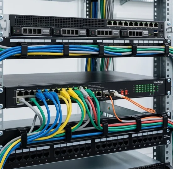 Imagem 2 de 5 do produto Switch Intelbras 24 Portas Fast + 2 Gigabit + 2 Sfp Hi-poe S1126f-hpa - 4760129