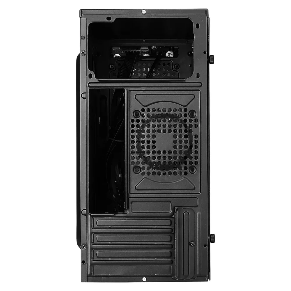 Imagem 5 de 5 do produto Gabinete Gamer Preto Mini Tower Com 2 Fans Rainbow RGB 120mm - Bluecase