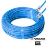 Cabo De Rede Anatel Furukawa Montado 10 Metros Cat5e Azul