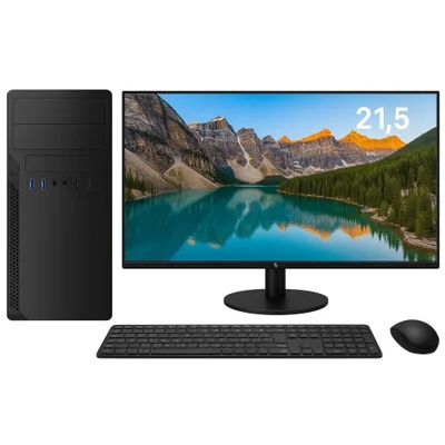 Computador 3green Completo Intel i5 6400, 16gb Ddr4, SSD 512gb Nvme, Monitor LED 21,5" Wifi, 3gp-003