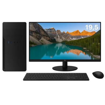 Computador 3green Completo Intel i5 6400, 8GB Ddr4, SSD 512gb Nvme, Monitor LED 19,5" Wifi, 3gp-034