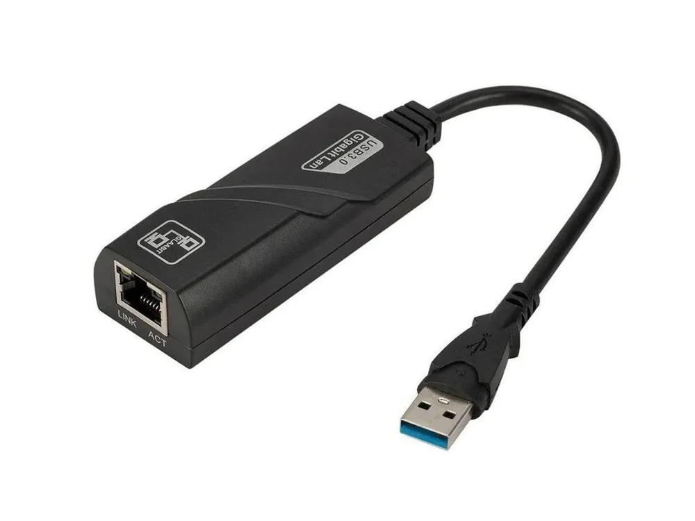 Imagem 3 de 4 do produto Cabo Adaptador Ethernet Usb 3.0 P/ Lan Rj45 (10/100/1000 Mbps)