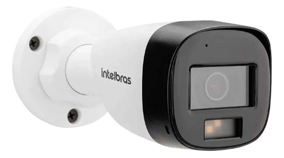 Kit 6 Câmeras Intelbras Vhd 3220 B Full Color Com Áudio  Dvr Mhdx 1108-c Com SSD 512gb.