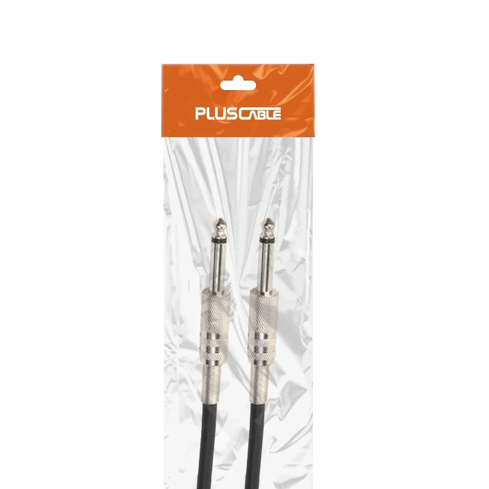 Imagem 2 de 4 do produto Cabo De Áudio Som P10 X P10 Mono Profissional 5metros Pluscable - P1050p