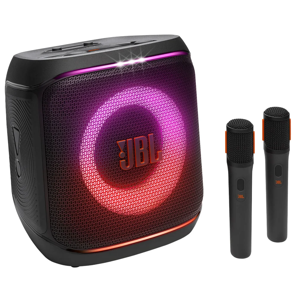 Imagem 1 de 5 do produto Caixa De Som Bluetooth Jbl Partybox Encore 2 Com Ai Sound Boost Preta - Jblpbencore22micbr - Bivolt
