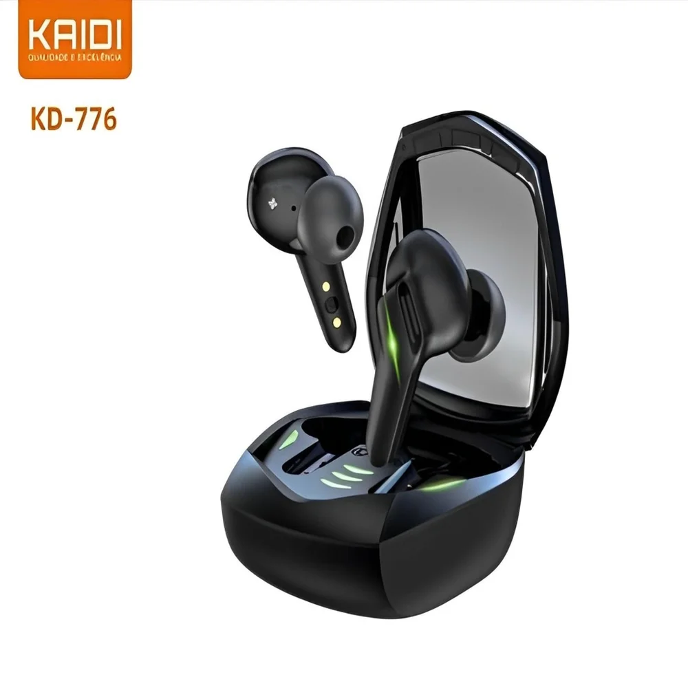 Imagem 5 de 5 do produto Fone Gamer Bluetooth Sem Fio Kaidi Tws Kd-776