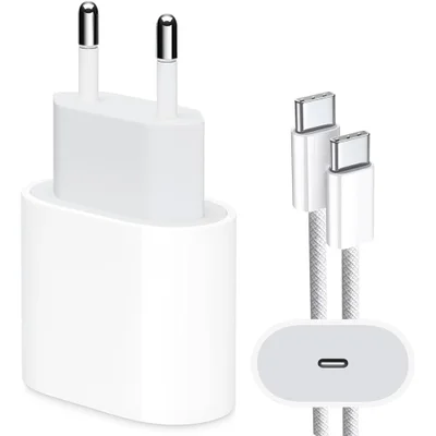 Carregador Turbo 20w Usb-c Para Iphone 15/16
