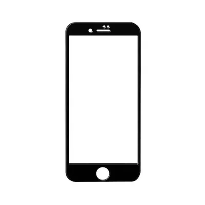 Película Compatível Para Iphone 6 Vidro Temperado 3d Borda Preta