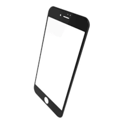 Película Compatível Para Iphone 6 Plus Vidro Temperado 3d Borda Preta