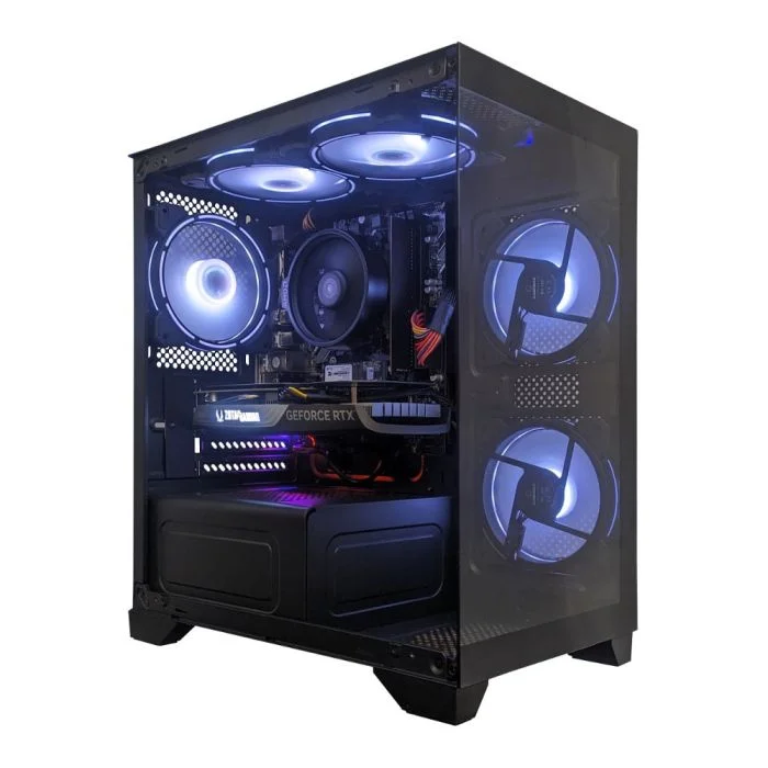Computador Gamer Certox Stream Amd Aq 1016 Tc Dual Channel Amd Ryzen 5 4500 Geforce RTX 4060 16gb Ddr4 512gb SSD C/5 Fans Linux