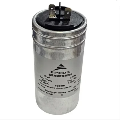 Kit 2pçs Capacitor Eletrolítico Epcos 15uf 660v B32360